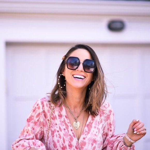 :: Stella & Dot Madison Pearl+Spike Hoop Earrings - Picture 9 of 11